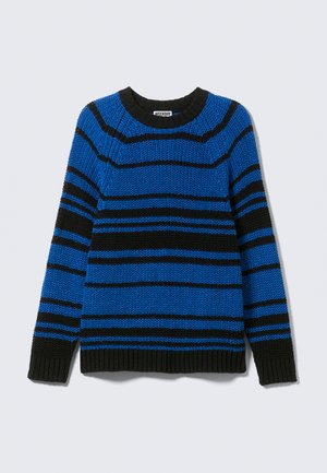 STRIPED SWEATER - Pulover - blue