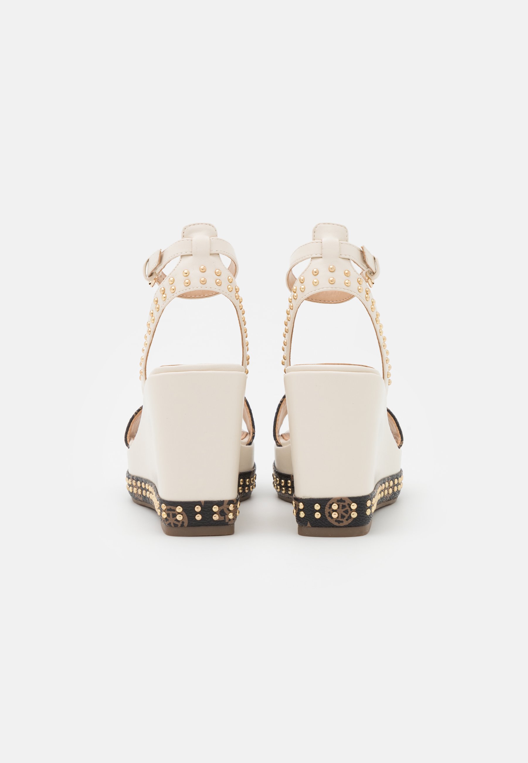 Guess NOLDO - Sandalias con plataforma - cream/blanco - Zalando.es