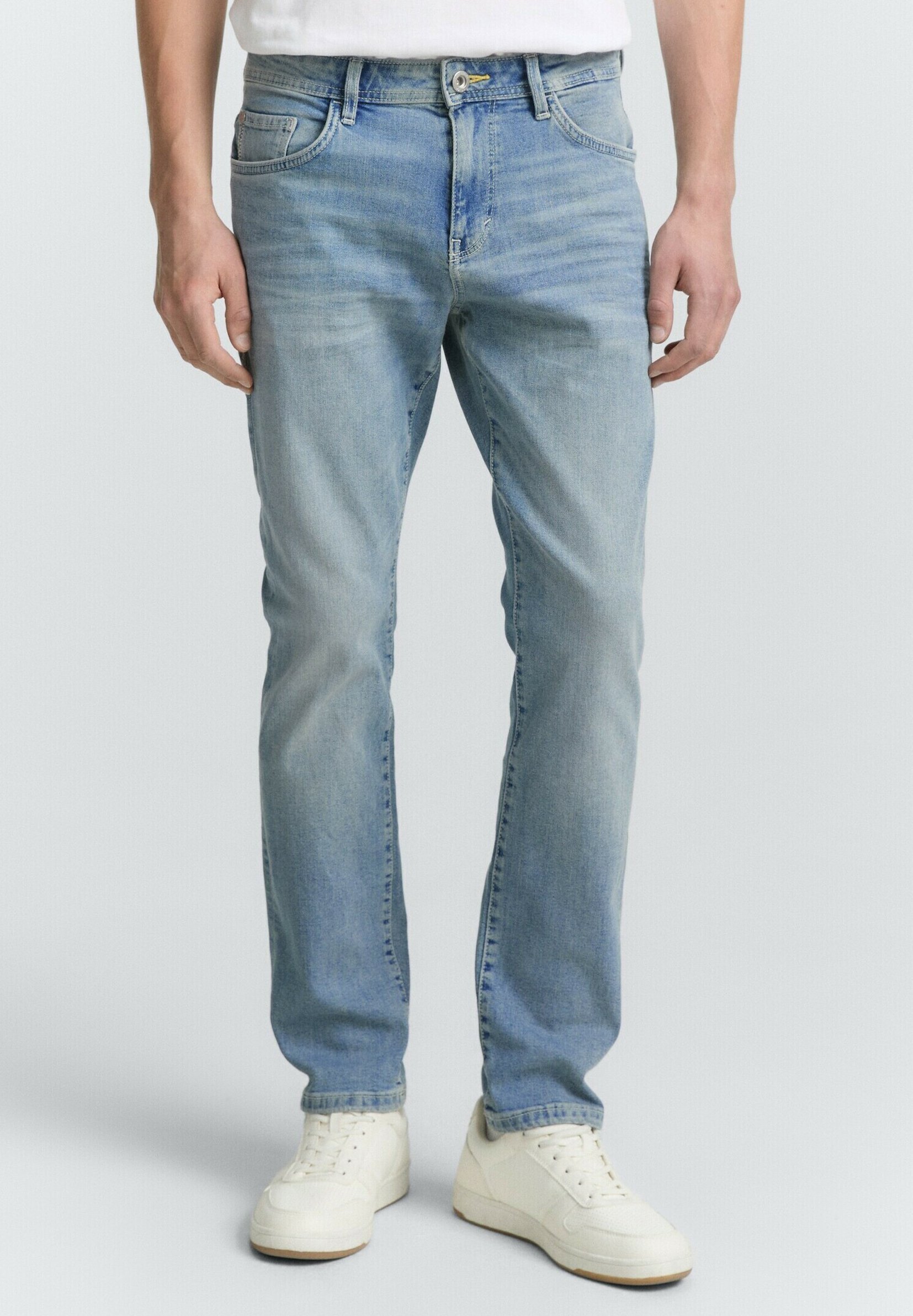 TOM TAILOR Josh Regular Slim Jeans Uomo - Vita Media, Gamba Stretta, Cotone Elasticizzato