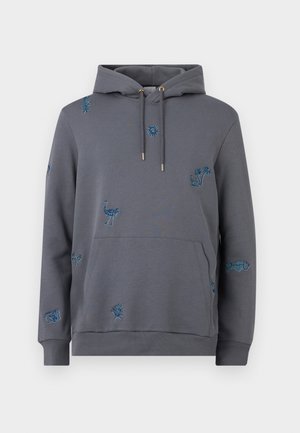 MENS EMBROIDERED - Jersey con capucha - grey