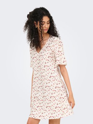 JDY, JDYCARRIE KURZES - Vestido informal - cloud dancer