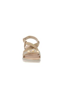 Valleverde Sandali con plateau - beige