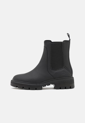 Stivaletti con plateau - black