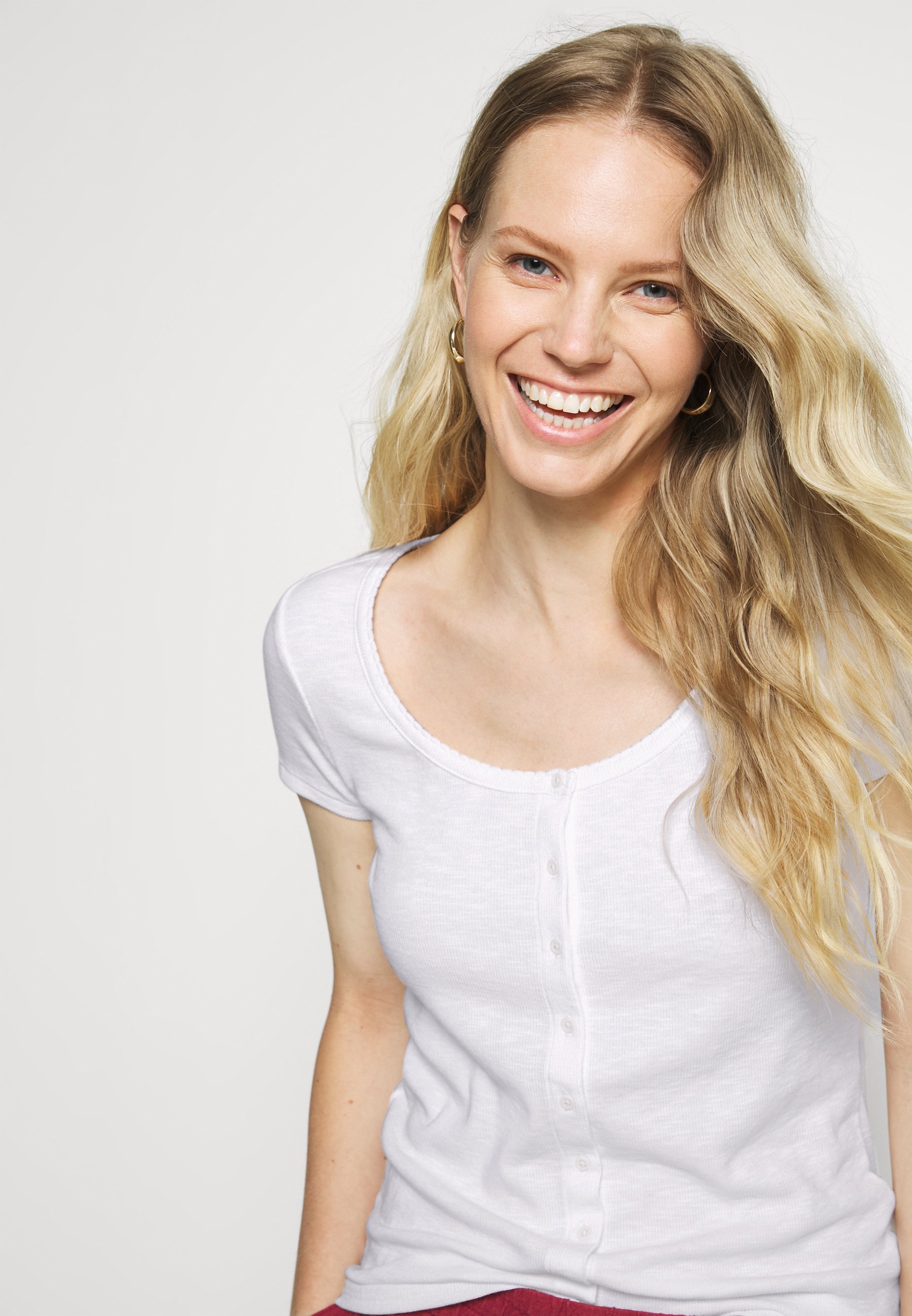 GAP SCOOP CARDI T shirts med print fresh white Zalando.no GAP SCOOP CARDI - T-shirts med print - fresh white