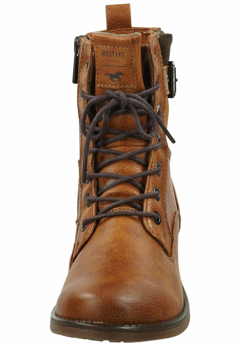 Mustang Cowboy-/Bikerstiefelette - cognac - Zalando.de