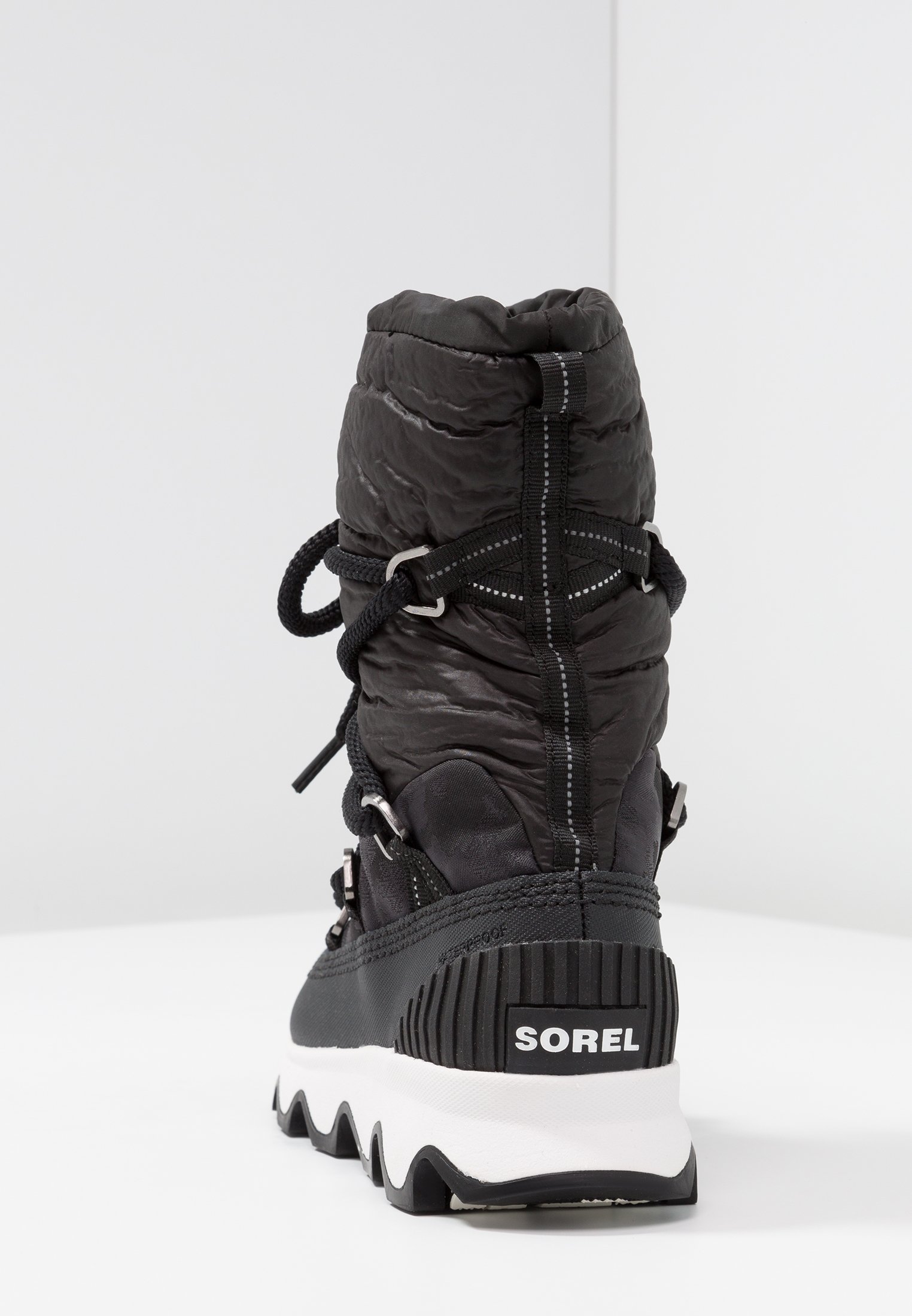sorel boots black and white