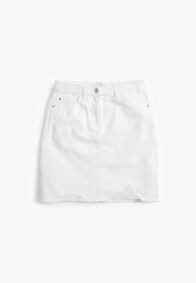 Weisse Jeansrock Der Lassige Denim Klassiker Online Bei Zalando