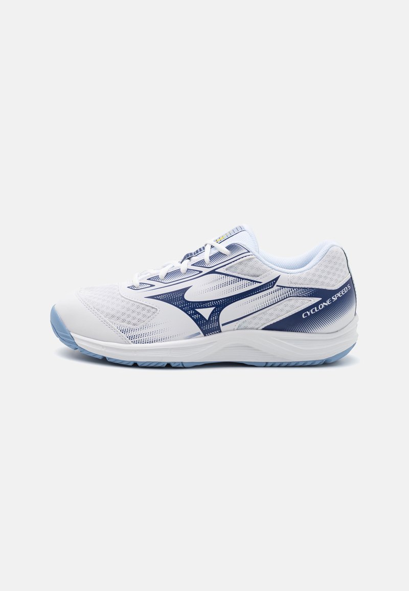 Mizuno WAVE DIMENSION - Scarpe da pallavolo - black/neon flame/peacock