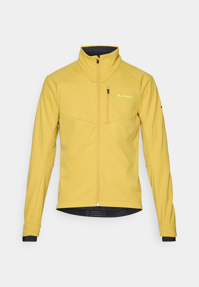 Vaude Softshelljas geel gemêleerd