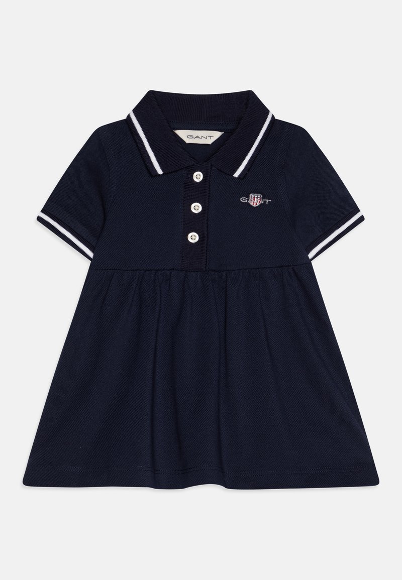 GANT SPIN DRESS - Dnevna haljina - marine