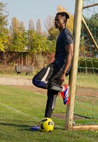 adidas Performance PREDATOR ELITE FIRM GROUND - Scarpe da calcio per terreni duri - lucid blue/footwear white/solar red