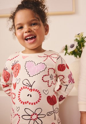 Next, REGULAR FIT - SNUGGLE  3 PACK SET  - Pidžaamakomplekt - pink red galentines