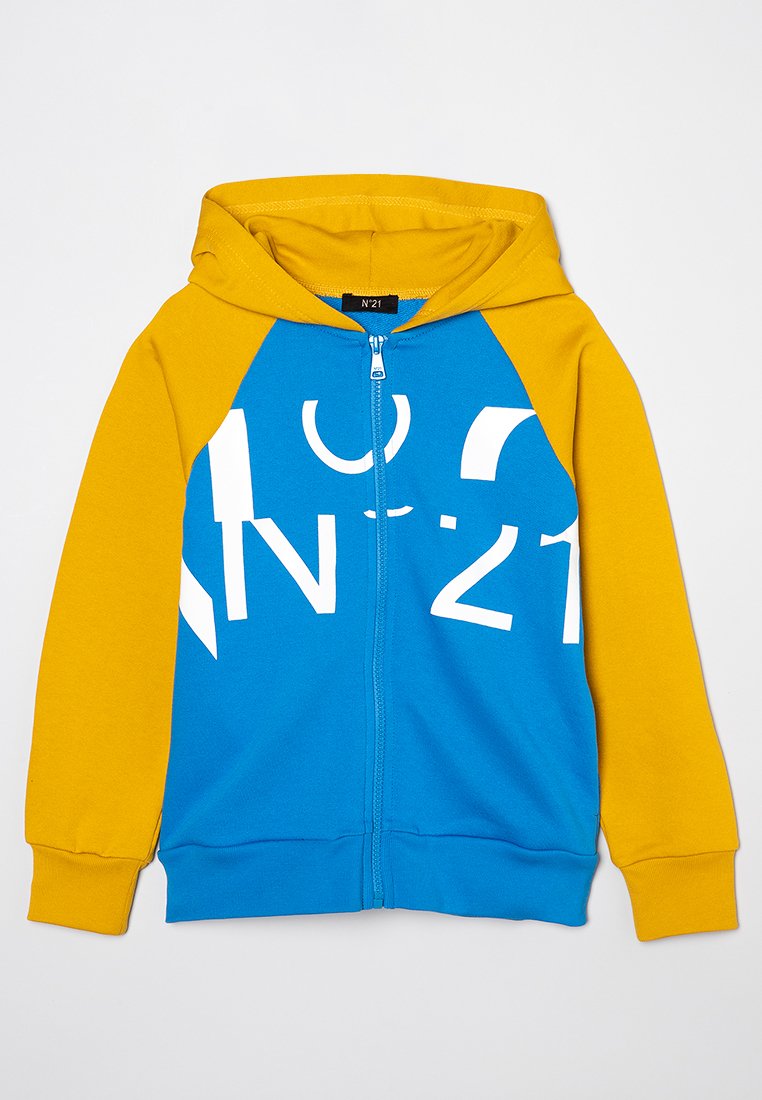 N°21 Sweater met rits lichtblauw N°21 Sweater met rits lichtblauw