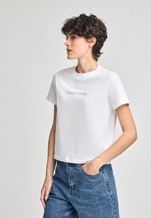 SHORT SLEEVE DIAMOND - T-shirt med print - white