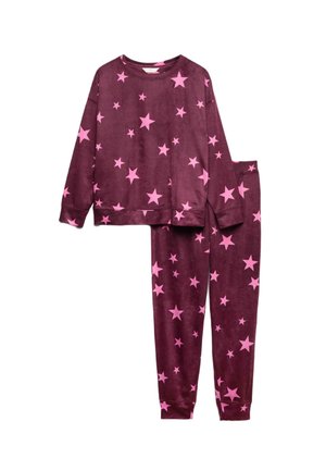 STAR CUFFED HEM SET - Nattplagg set - purple mix