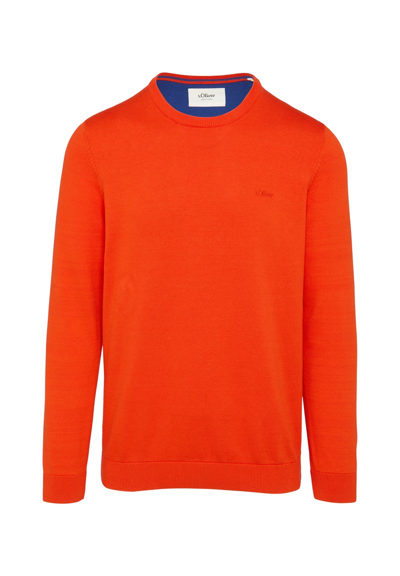 Jersey De Punto Fino Color Liso - NARANJA - Niño - 12.00