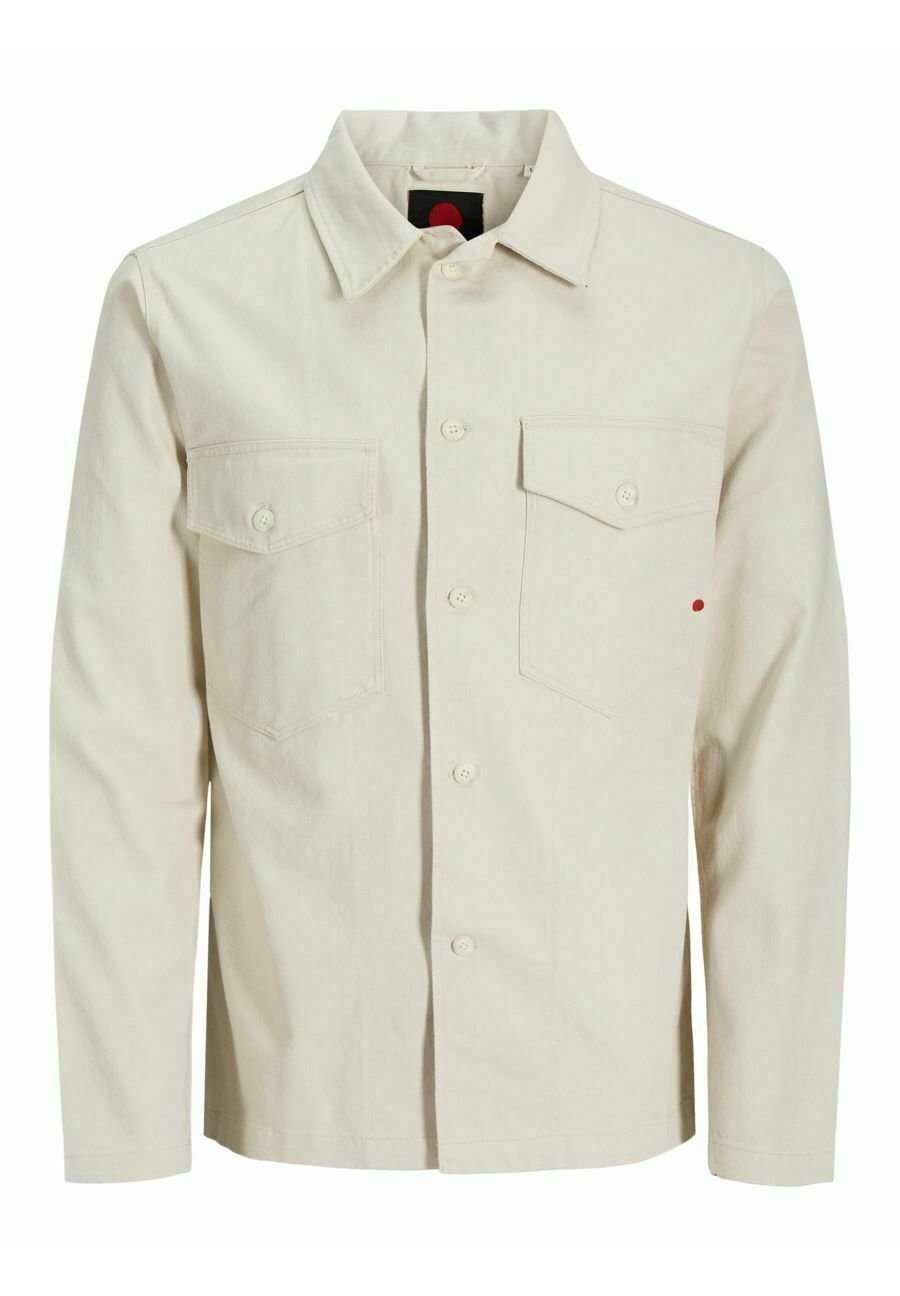Jack \u0026 Jones OVERSHIRT RDD ROYAL TWILL - Overhemd - rainy day/beige -  Zalando.nl