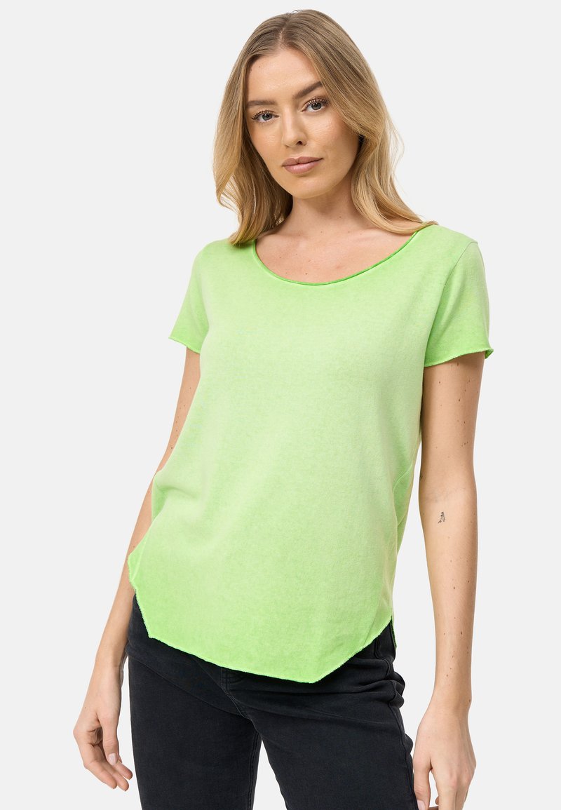 Damen T-Shirts | Cotton Candy ARABELLA T-Shirt basic green/grün - AN72061 Damen T-Shirts | Cotton Candy ARABELLA T-Shirt basic green/grün - AN72061
