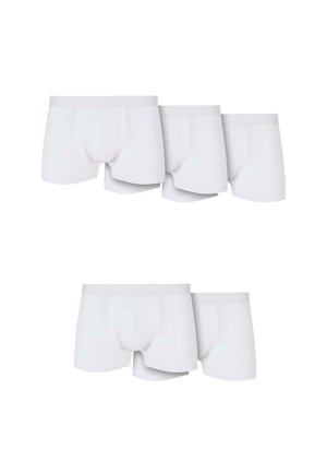 HERREN SOLID SHORTS 5-PACK - Boxers - weiß
