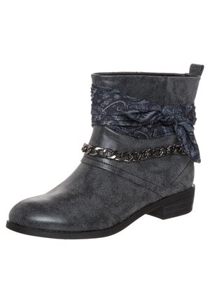 Cowboy-/Bikerlaarsjes - anthracite