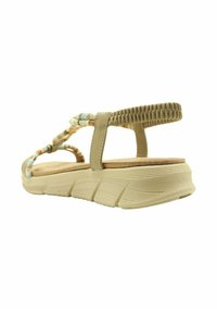 Merisell STAY - Sandalias de cuña - beig