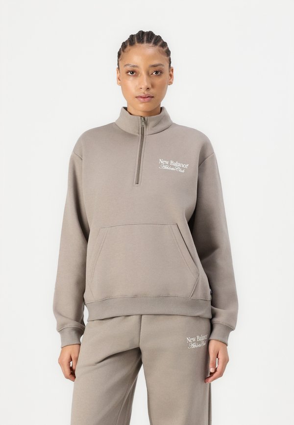 LINEAR GRAPHIC HALF ZIP - Sweatshirt - dockside