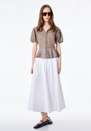 Koton, SHORT SLEEVE SHIRT . - Blusa - brown