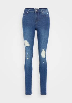 ONLY, ONLWAUW DESTROY  - Jeans Skinny - dark blue denim