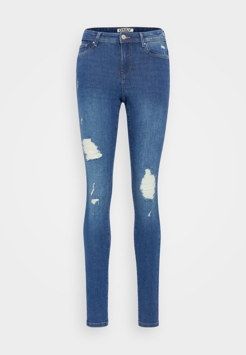 Only Jeans Skinny Fit donkerblauw denim