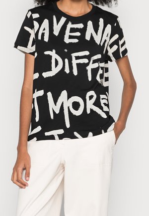 T-Shirt print - black