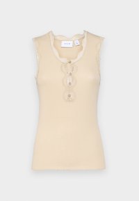 VISIA NECK - Débardeur - frosted almond