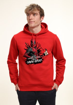 Henry Tiger, DEADPOOL & WOLVERINE CINEMATIC UNIVERSE CHANGE FOREVER - Sweat à capuche - red