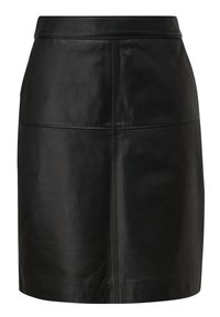 comma ECHTEM - Lederrock - schwarz