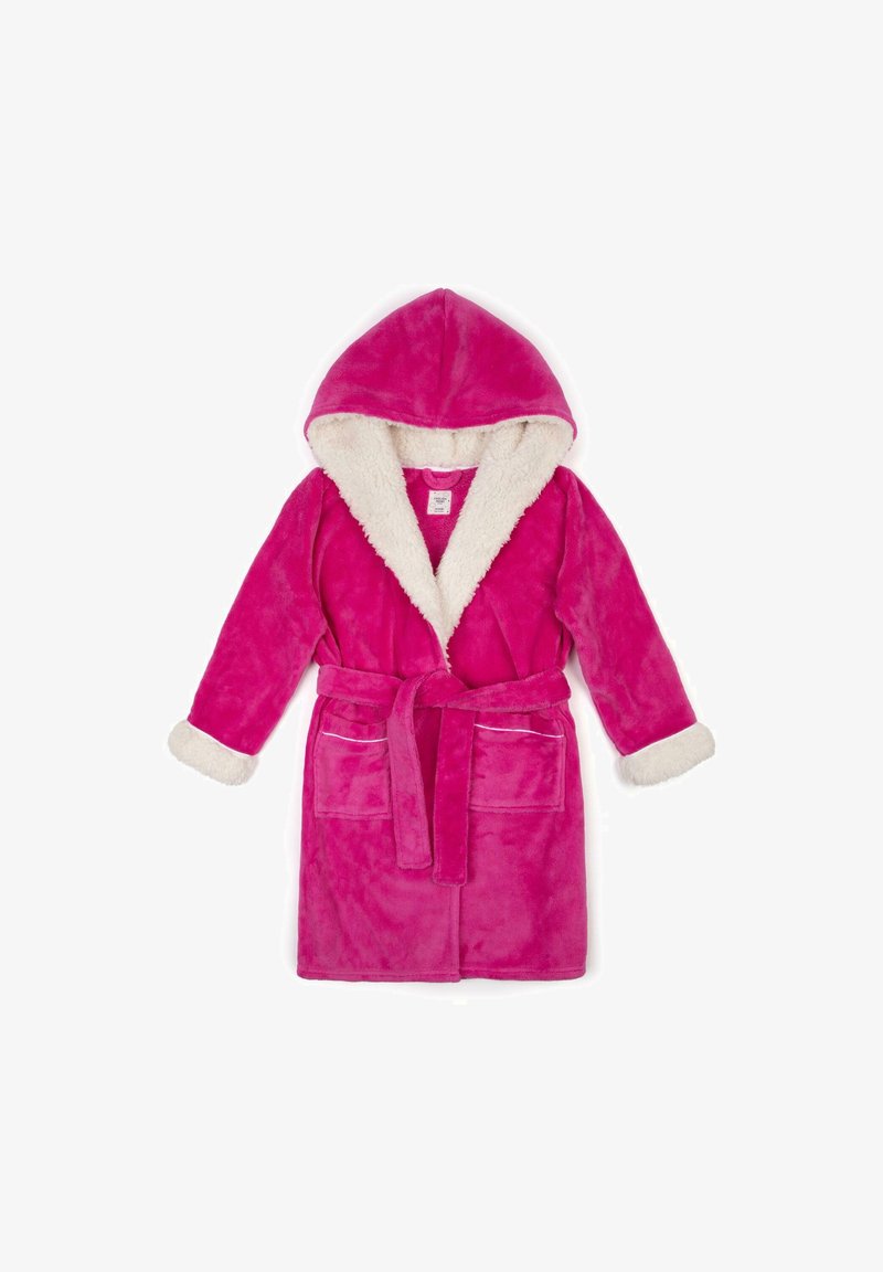 Chelsea Peers HOODED DRESSING GOWN Kylpytakki Bright Pink pinkki chelsea-peers-hooded-dressing-gown-kylpytakki-bright-pink-pinkki