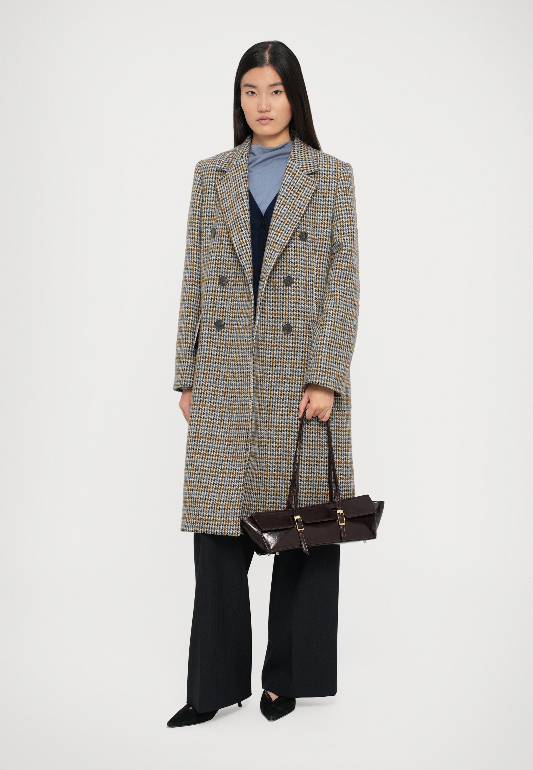 PS Paul Smith WOMEN COAT - Classic coat - grey/light grey