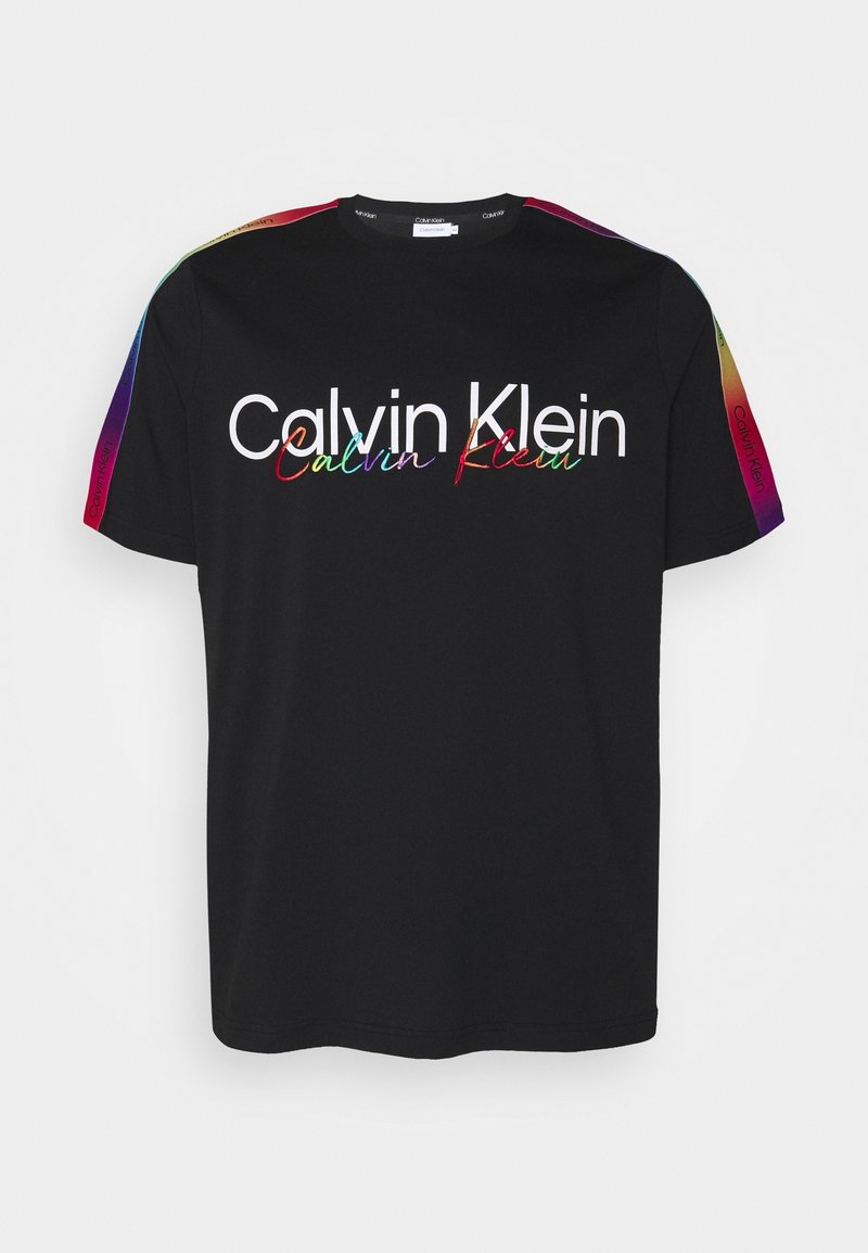 Calvin Klein T-shirt med print - black