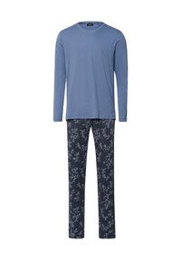 Hanro NIGHT DAY SET - Pyžamová sada - aqua ink leaves