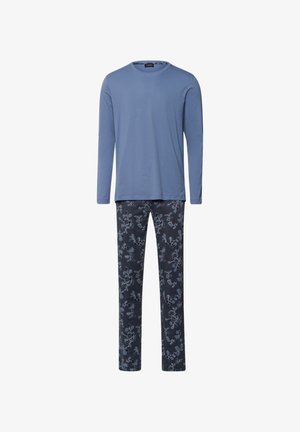 Hanro NIGHT DAY SET - Pigiama - aqua ink leaves