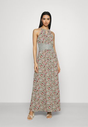 VIMILINA FLOWER DRESS - Sukienka letnia - green milieu/red/pink