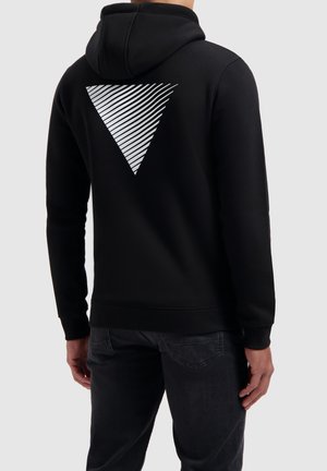 REGULAR FIT LS - Hoodie - black
