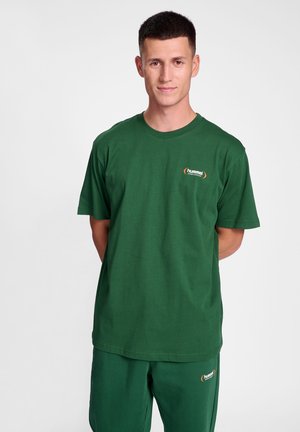FELIX LOOSE TEE - Basic póló - dark green
