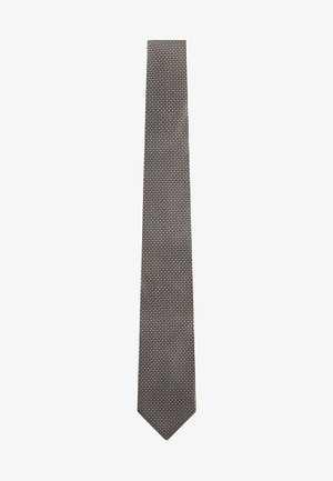 Next TEXTURED REGULAR - REGULAR FIT - Nyakkendő - neutral brown blue
