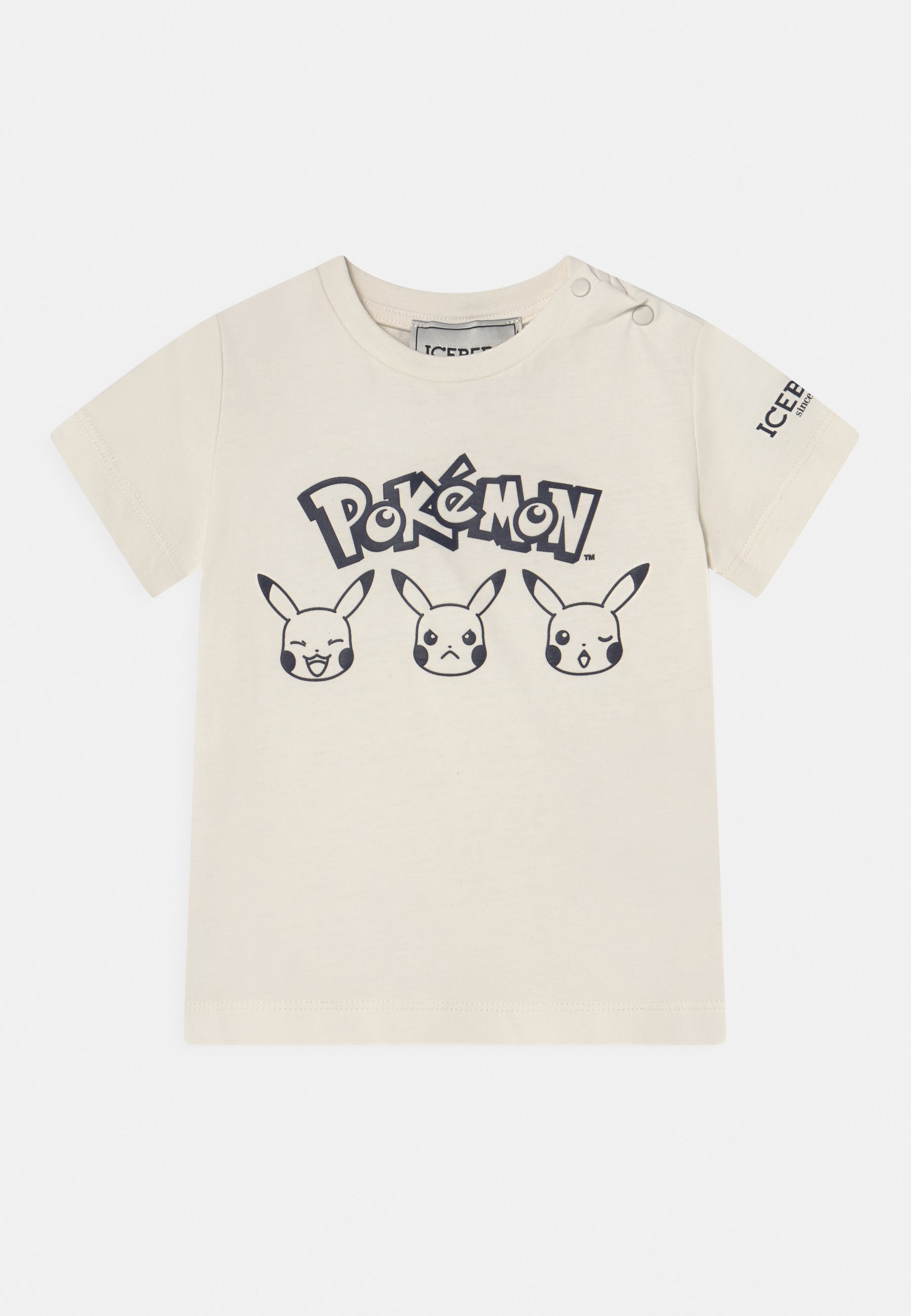 Iceberg PIKACHU POKEMON T-shirt - T-shirt con stampa - Panna/beige -  Zalando.it