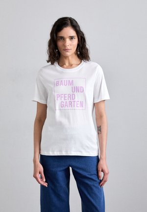 JAWO - Print T-shirt - orchid logo box