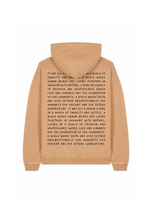 IT WAS ALL A DREAM UNISEX VINTAGE - Hoodie - beige