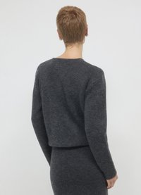 Calliope CON ZIP  - Cardigan - grigio