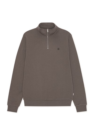 CORE CONTRAST HALF ZIP - Sweatshirt - mountain grey brown