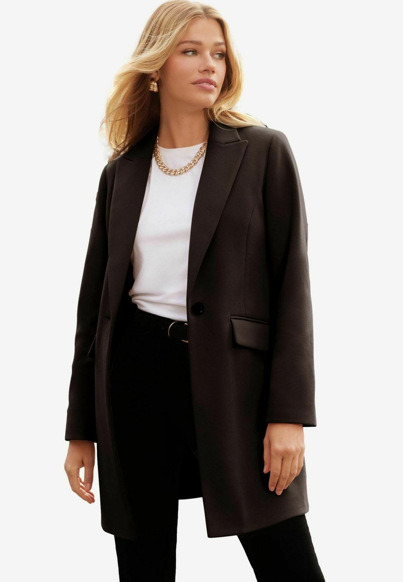 Friends Like These SINGLE BUTTON - Halflange jas - black