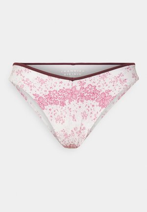 Frankies Bikinis ENZO BOTTOM - Κάτω μέρος μπικίνι - white/dark red