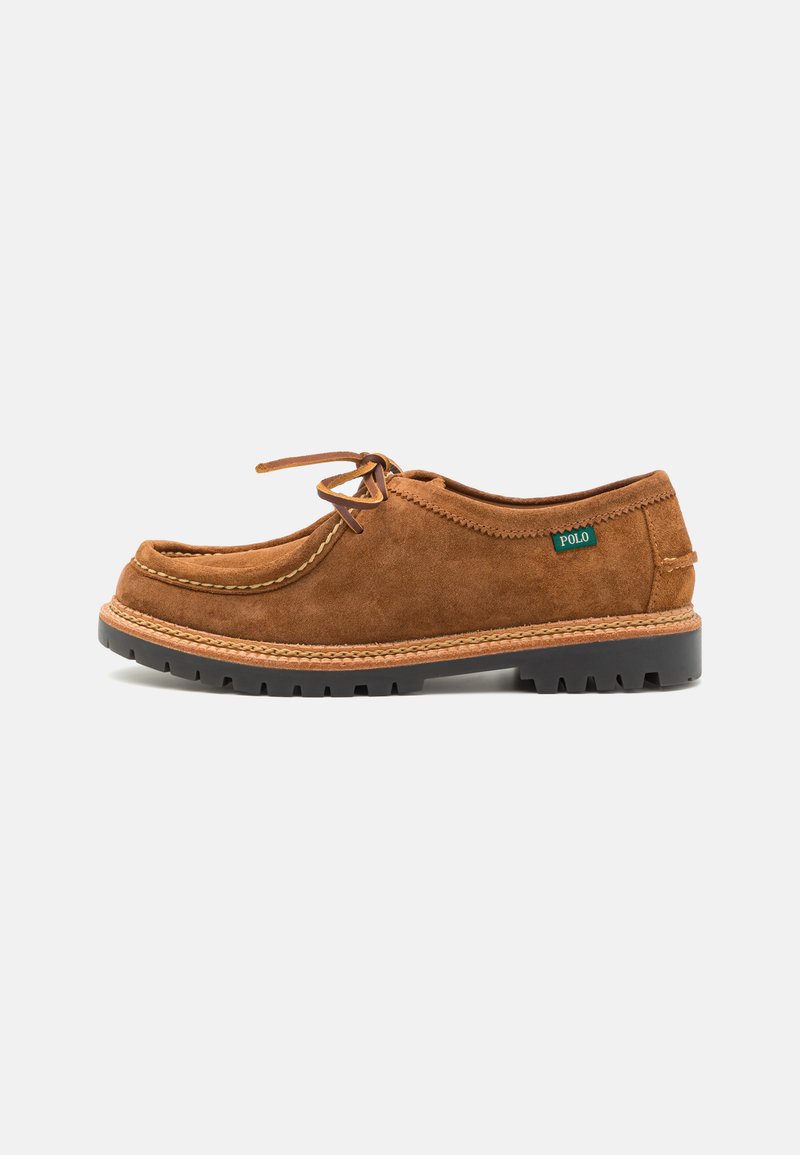 Polo Ralph Lauren - JETT APRON CASUAL SHOE BUCK - Igapäevased paeltega jalatsid - teak, Suurenda
